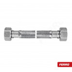 Racord flexibil FERRO 1/2x1/2 FF L=25 cm PWS01