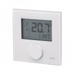 Termostat de cameră TECEfloor Standard, afișaj digital,alb,neprogramabil,230V (fără senzor șapă)