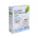 Set 3 cartușe filtrante<aquaPUR> 10x1 PUR3/RO