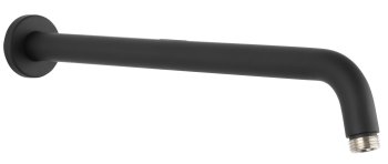 Brat fix pt cap dus 350mm, montaj in perete, negru
