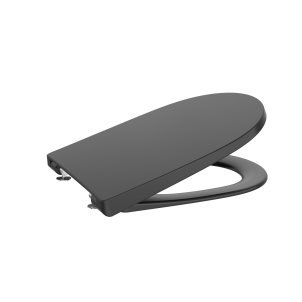 Capac WC ONA softclose, negru mat