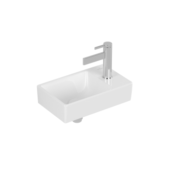 Lavoar suspendat Avento 360 x 220 mm, orificiu baterie in dreapta, alb alpin