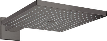 Cap de dus cu brat Hansgrohe RAINDANCE 300 mm, 1 jet slefuit negru cromat