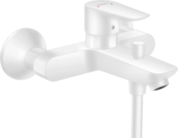 Baterie Hansgrohe TALIS E cada, alb mat