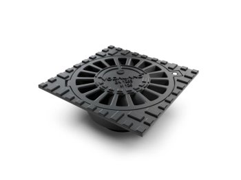 Sifon fonta M125 200x200 iesire verticala Dn75