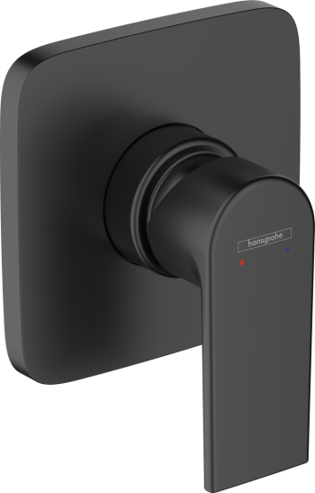 Baterie Hansgrohe Vernis Shape dus incorporata, negru mat