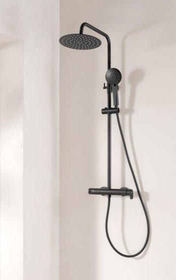 Coloana dus VEGA PLUS, negru mat