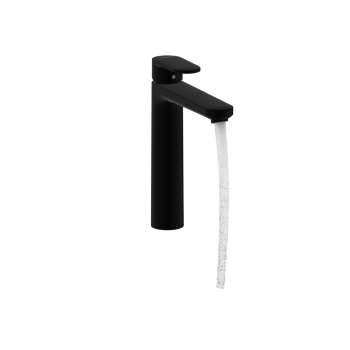 Baterie Hansgrohe VERNIS BLEND lavoar 190mm, negru mat