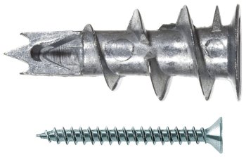 Set diblu cu surub Fischer pentru gipscarton