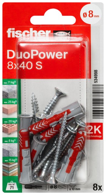 Diblu Nylon Duopower 8x40 Fischer