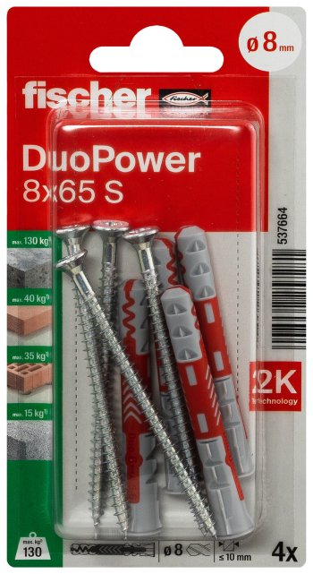 Diblu Nylon Duopower 8x65 Fischer