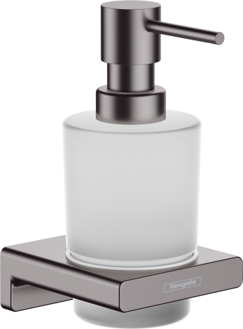 Dozator sapun Hansgrohe AddStoris sticla mata/crom negru periat