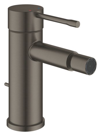 Baterie Grohe Essence bideu cu evacuare, brushed hard graphite