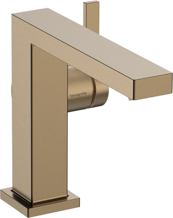 Baterie lavoar Hansgrohe Tecturis E, bronz periat