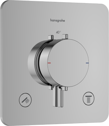 Termostat Hansgrohe Ecostat Comfort Q incastrat cu 2 funcții, crom
