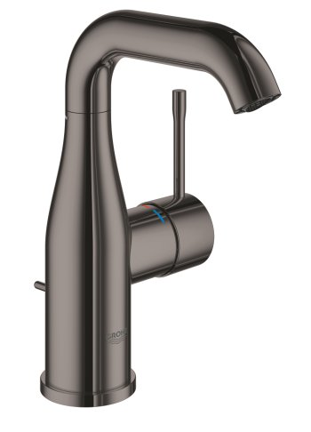Baterie Grohe Essence  3/8'' pivotanta, ventil, grafit lucios