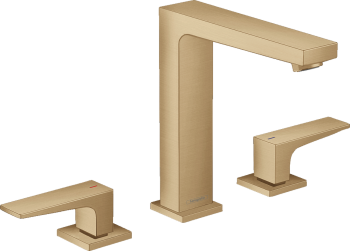 Baterie lavoar Metropol 160, 3 cai, bronz periat