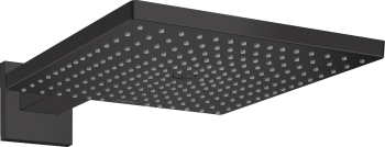 Cap de dus cu brat Hansgrohe RAINDANCE 300 E, negru mat
