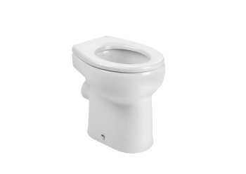 Vas WC pentru copii, cu iesire orizontala, alb