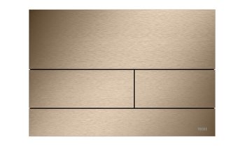 Clapeta TECE Square II, metal 2 trepte, Red Gold periat antiamprenta