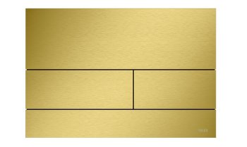 Clapeta TECE Square II, metal 2 trepte, Gold Optic periat antiamprenta