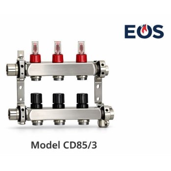 Colector EOS Inox 3 cai 1"x3/4 Eurocone (CD85/3)