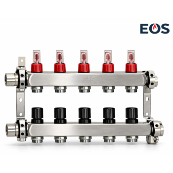 Colector EOS Inox 5 cai 1"x3/4 Eurocone (CD85/5)