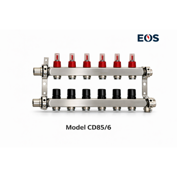 Colector EOS Inox 6 cai 1"x3/4 Eurocone (CD85/6)