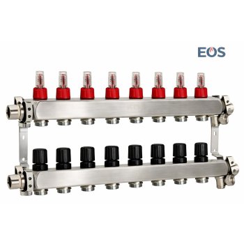Colector EOS Inox 8 cai 1"x3/4 Eurocone (CD85/8)
