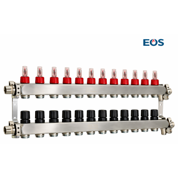 Colector EOS Inox 12 cai 1"x3/4 Eurocone (CD85/12)
