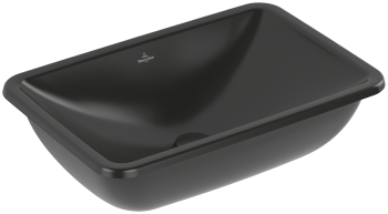 Lavoar sub blat Loop&Friends, cu preaplin, negru mat, Ceramic Plus