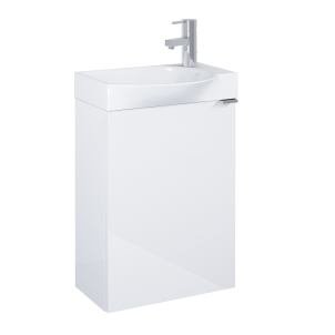 Mobilier de baie Roca Micro Plus 450mm (lavoar si dulap), alb