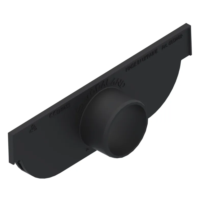 Placa capat PP EASY LOW pentru rigola LN100 Hext.40 cu iesire D32 