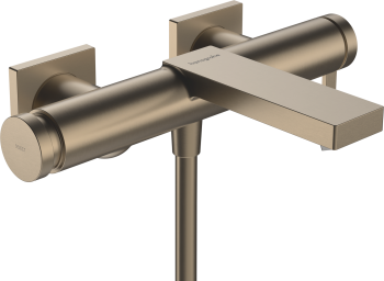 Baterie Hansgrohe Tecturis E cada-dus, bronz periat