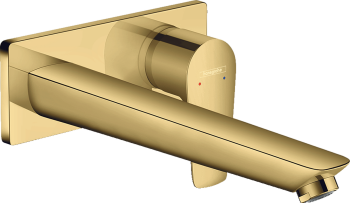 Baterie lavoar incastrata Hansgrohe Talis, aur lucios