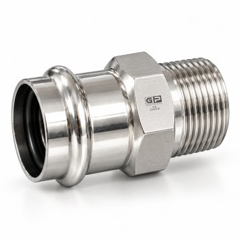 GP Racord Inox 316 V press 22x3/4 M