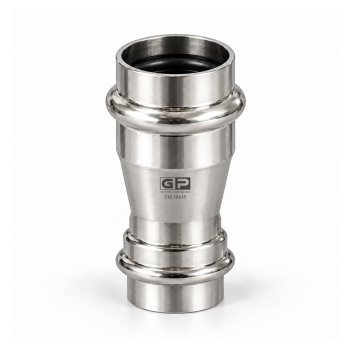 GP Reductie inox 316 V press 18x15 