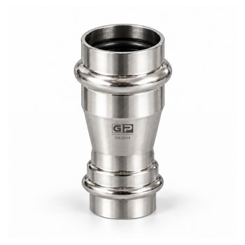 GP Reductie inox 316 V press 22x18