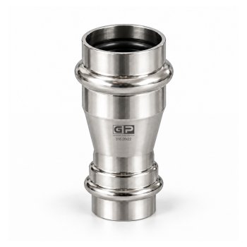 GP Reductie inox 316 V press 28x22