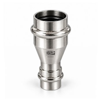 GP Reductie inox 316 V press 35x22