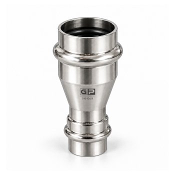 GP Reductie inox 316 V press 42x28