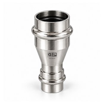 GP Reductie inox 316 V press 54x35