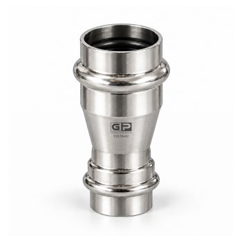 GP Reductie inox 316 V press 54x42