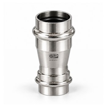 GP Reductie inox 304 V press 88.9x76.1