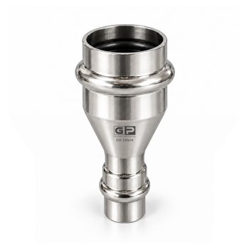 GP Reductie inox 304 V press 108x54