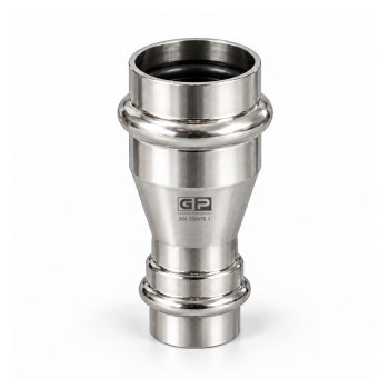 GP Reductie inox 304 V press 108x76.1