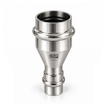 GP Reductie inox 316 V press 42x22